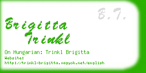 brigitta trinkl business card